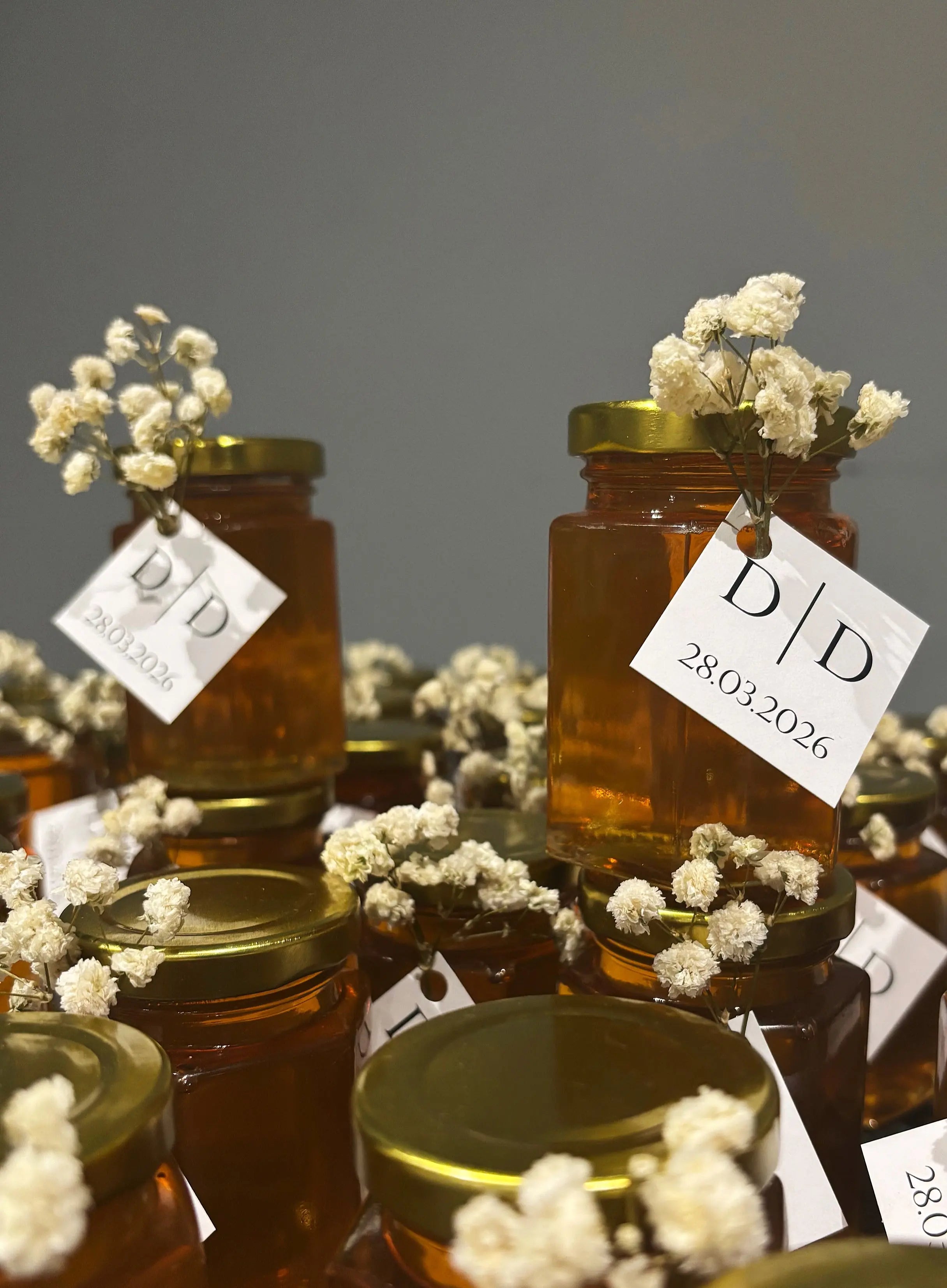 Personalised Mini Jars The Bee Biz